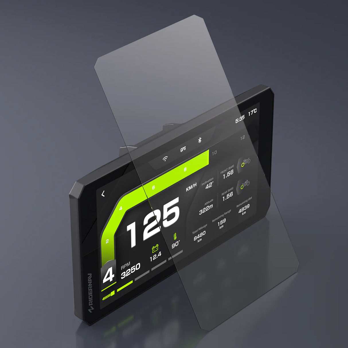 RiderNav Protector de Pantalla de Vidrio Templado 7"