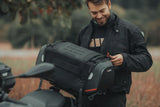 Bolsa trasera PRO Rackpack 1680D Nailon ballistic. Negro/Antracita. 32-42 l.
