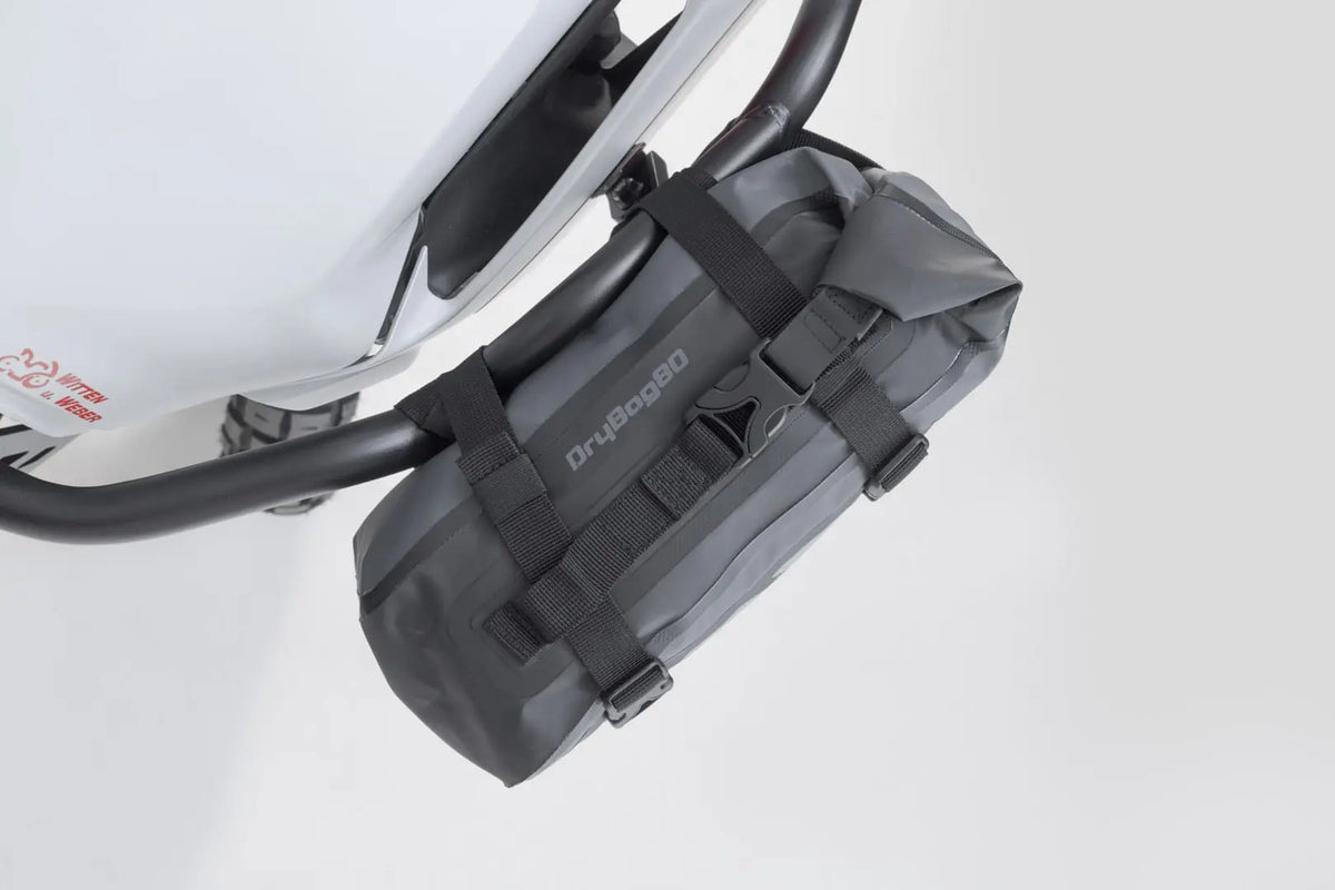 Bolsa trasera Drybag 80 8 l. Impermeable. Gris/Negro.